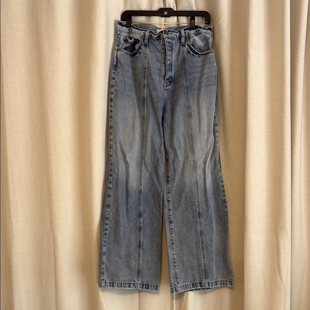 High Raise Extra Wide Leg Women's Jeans